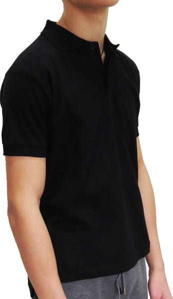 Mens Enfari Short Sleeve Basic Pique Polo Shirt - pumpheadgear, baseball caps