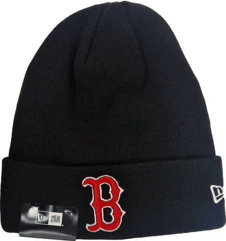 Boston Red Sox New Era League Essential Team Cuff Black Beanie - lovemycap
