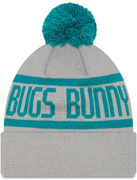 Bugs Bunny New Era Kids Looney Tunes Jake Cuff Knit Bobble Hat - lovemycap