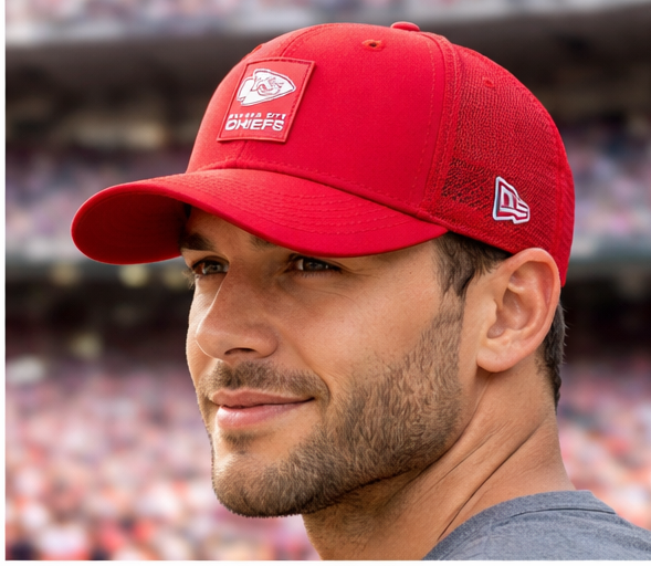 Kansas City Chiefs NFL Sideline Snapback Cap New Era 9Seventy Stretch Cap