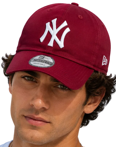 New York Yankees New Era 9Twenty League Essential Cardinal Baseball Cap