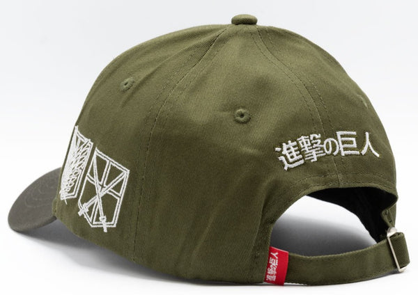 Attack On Titan Khaki Baseball Cap - pumpheadgear, baseball caps
