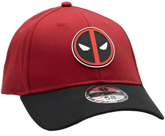 Deadpool Rubber Logo Marvel Comics Baseball Cap - pumpheadgear, baseball caps