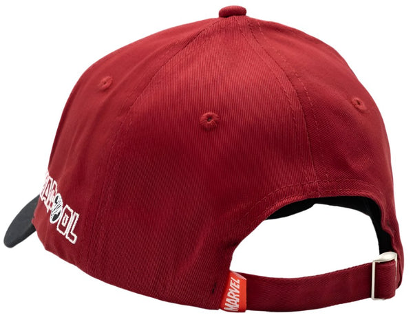 Deadpool Rubber Logo Marvel Comics Baseball Cap - pumpheadgear, baseball caps