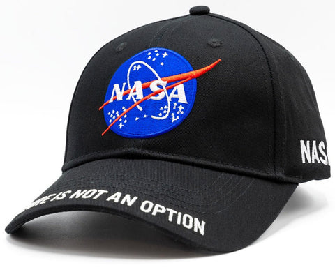 NASA Logo Black Baseball Cap