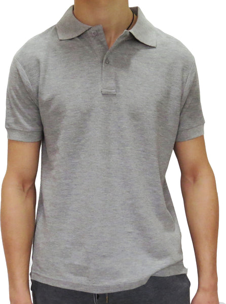 Mens Enfari Short Sleeve Basic Pique Polo Shirt - pumpheadgear, baseball caps