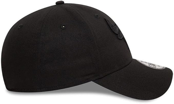 Chicago Bulls New Era 9Forty NBA Essential All Black Team Cap - pumpheadgear, baseball caps