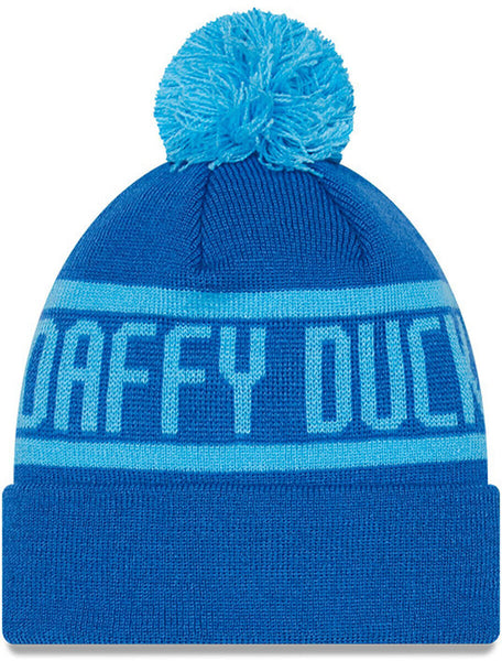 Daffy Duck New Era Kids Looney Tunes Jake Cuff Knit Bobble Hat - lovemycap