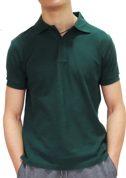 Mens Enfari Short Sleeve Basic Pique Polo Shirt - pumpheadgear, baseball caps