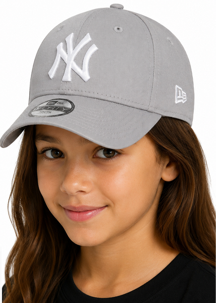 New York Yankees New Era 9Forty Kids Grey Baseball Cap - pumpheadgear, baseball caps