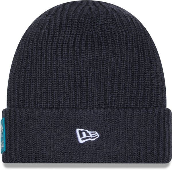 New Era Cold Weather Knit Hat with Jacksonville Jaguars Team Logo Patch