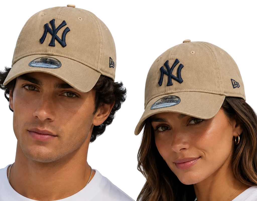 New York Yankees Relaxed Baseball Cap New Era 9Twenty Core Classic Khaki Cap