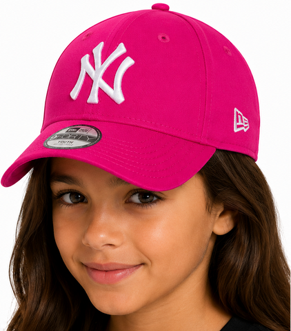 New York Yankees New Era 9Forty Kids Pink Baseball Cap
