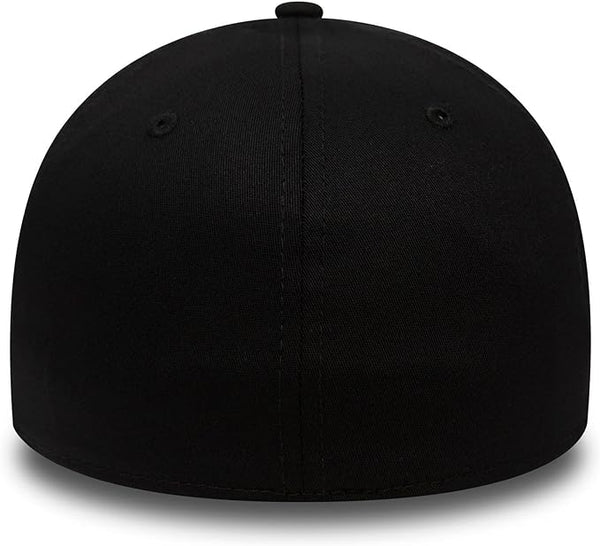 Los Angeles Dodgers New Era 39Thirty League Essential Black Stretch Baseball Cap - lovemycap