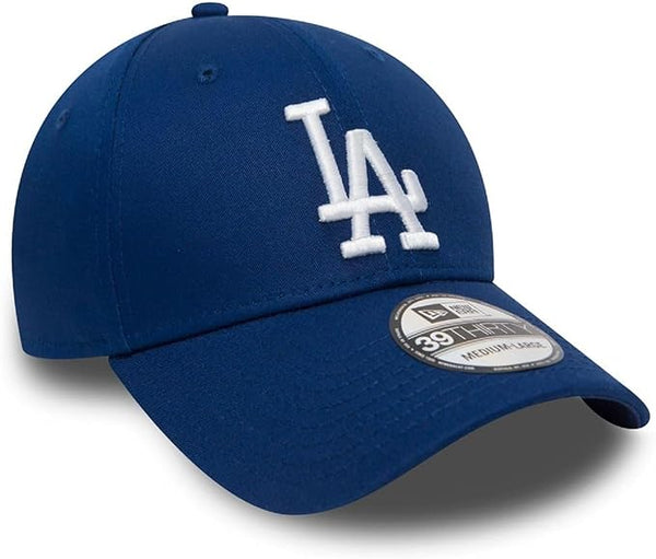 Los Angeles Dodgers New Era 39Thirty League Essential Blue Stretch Baseball Cap - lovemycap