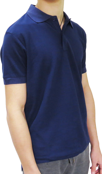 Mens Enfari Short Sleeve Basic Pique Polo Shirt - pumpheadgear, baseball caps