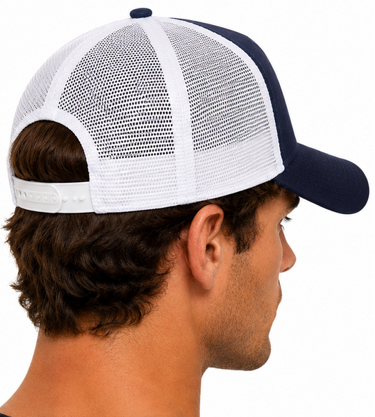 New York Yankees Navy/White Mesh Back Clean New Era Trucker Cap