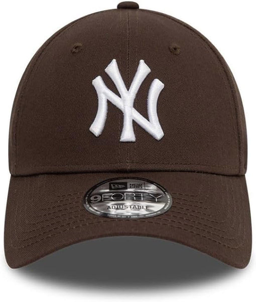 New York Yankees New Era 9Forty League Basic Brown Baseball Cap - pumpheadgear, baseball caps