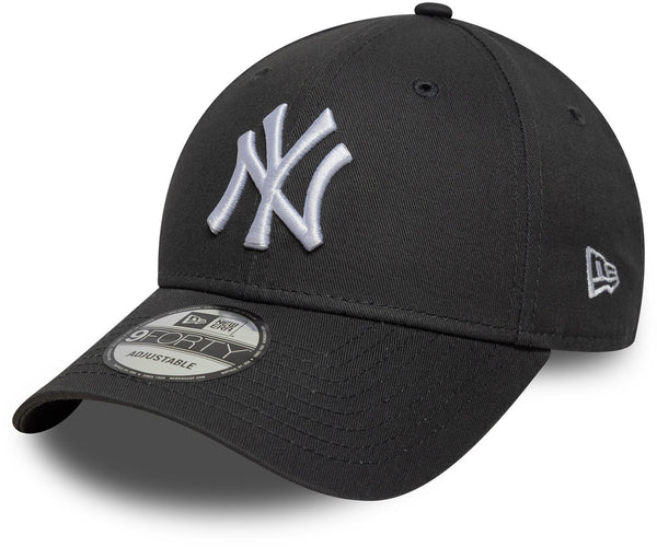 New York Yankees charcoal baseball cap with white logo 