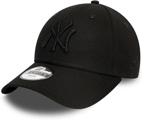 New York Yankees New Era Kids 9Forty League Essential Black Baseball Cap - newerakids