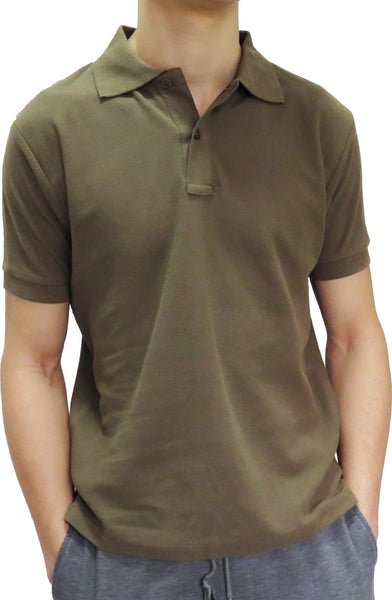 Mens Enfari Short Sleeve Basic Pique Polo Shirt - pumpheadgear, baseball caps
