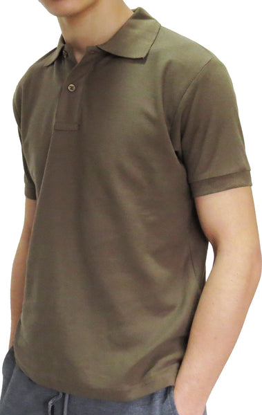 Mens Enfari Short Sleeve Basic Pique Polo Shirt - pumpheadgear, baseball caps