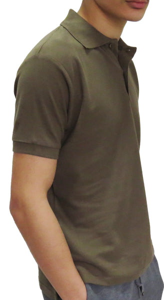 Mens Enfari Short Sleeve Basic Pique Polo Shirt - pumpheadgear, baseball caps