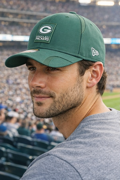 Green Bay Packers Snapback Cap New Era NFL Sideline 2025 9Forty M-Crown Cap