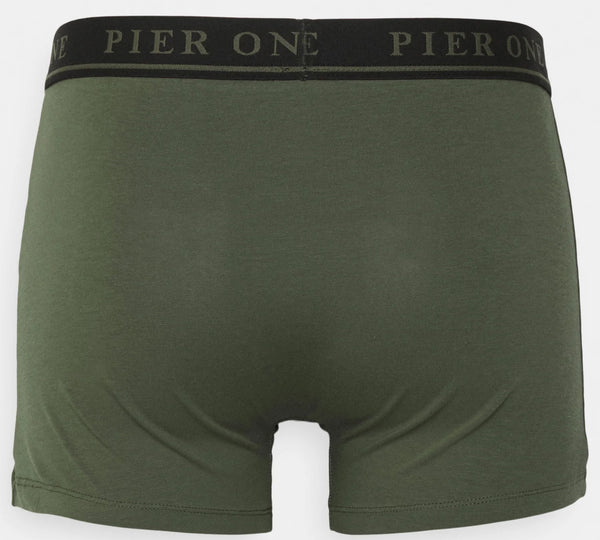 Pier One Mens 3-Pack Solid Colour Design Boxer Shorts - pumpheadgear, baseball caps