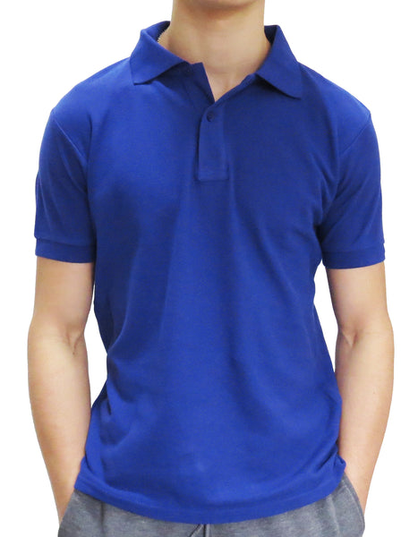 Mens Enfari Short Sleeve Basic Pique Polo Shirt - pumpheadgear, baseball caps