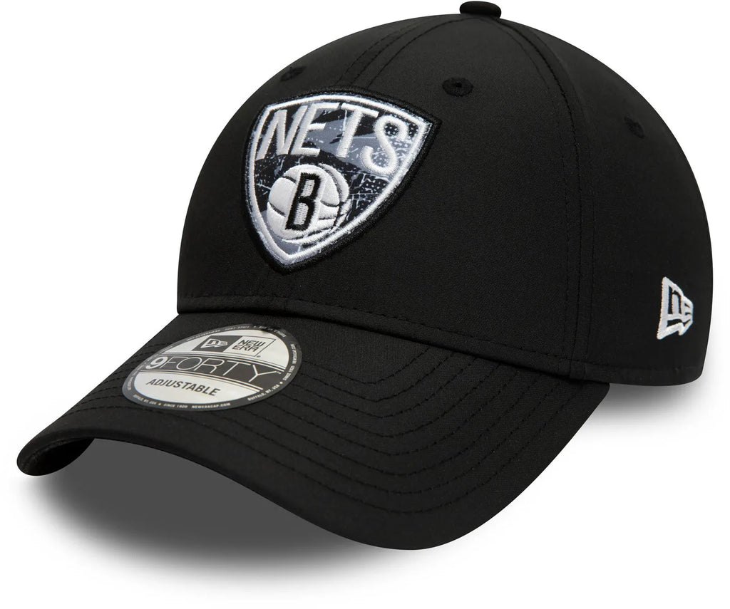 Brooklyn Nets New Era 9Forty Print Infill NBA Team Cap - lovemycap