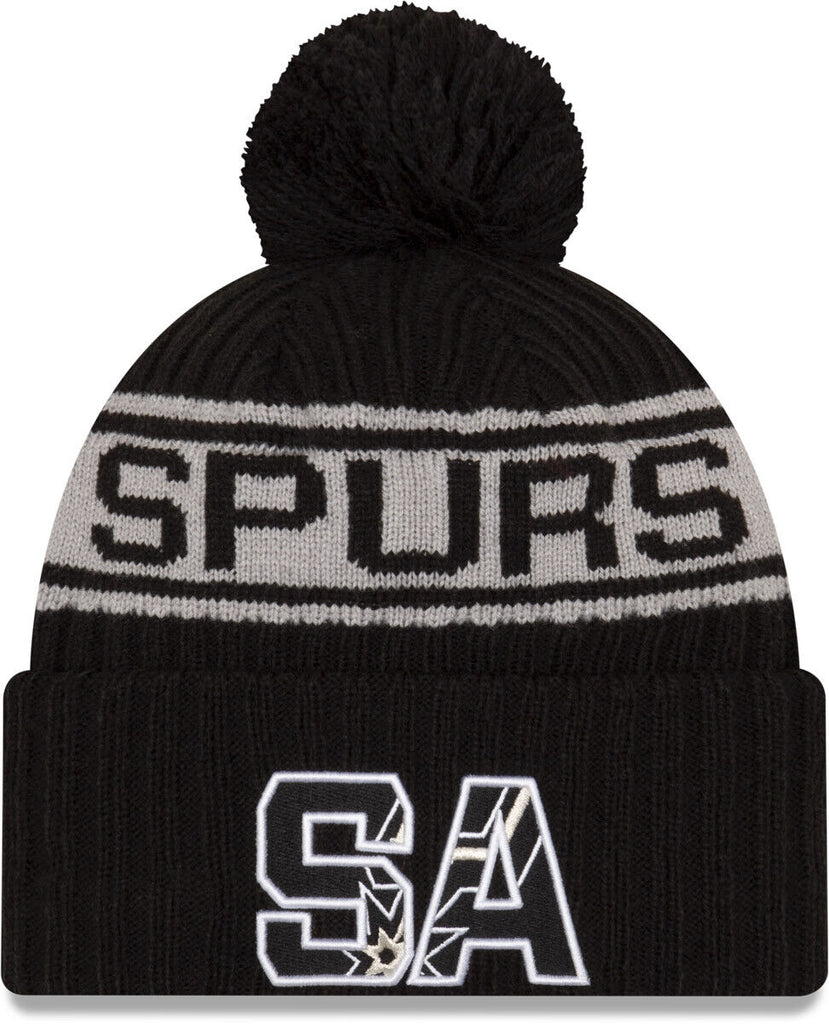 San Antonio Spurs New Era NBA 2021 Draft Knit Bobble Hat