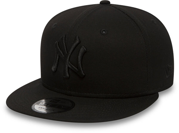 New Era 9Fifty NY Yankees ブラック/ホワイト スナップバック ベースボール キャップ