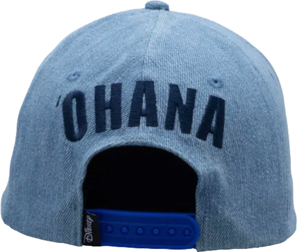 Disney's Lilo & Stitch Eyes Washed Denim Baseball Cap