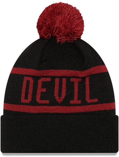 Tasmanian Devil New Era Kids Looney Tunes Jake Cuff Knit Bobble Hat - lovemycap