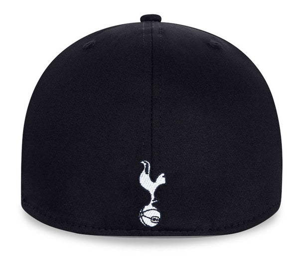 Tottenham Hotspur New Era 39Thirty Wordmark Line Print Navy Stretch Cap