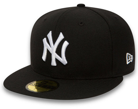 New York Yankees New Era 59Fifty MLB Black Baseball Cap - lovemycap