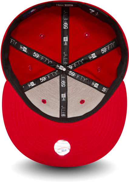 New York Yankees New Era 59Fifty MLB Red Baseball Cap - pumpheadgear, baseball caps