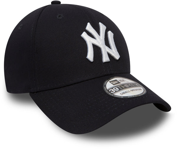 New York Yankees New Era 39Thirty Essential Black Stretch Baseball Cap - lovemycap