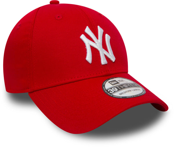New York Yankees New Era 39Thirty League Basic Red Stretch Baseball Cap - lovemycap