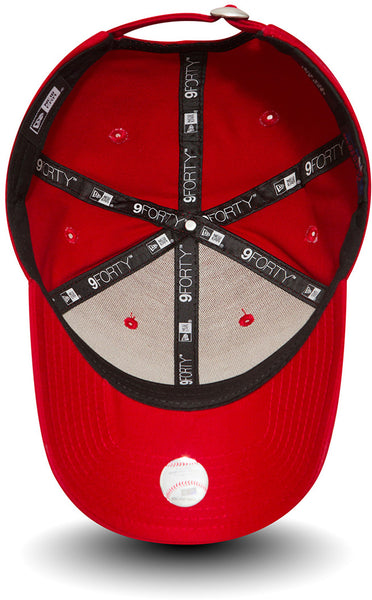 New York Yankees New Era 9Forty League Basic Scarlet Baseball Cap - lovemycap