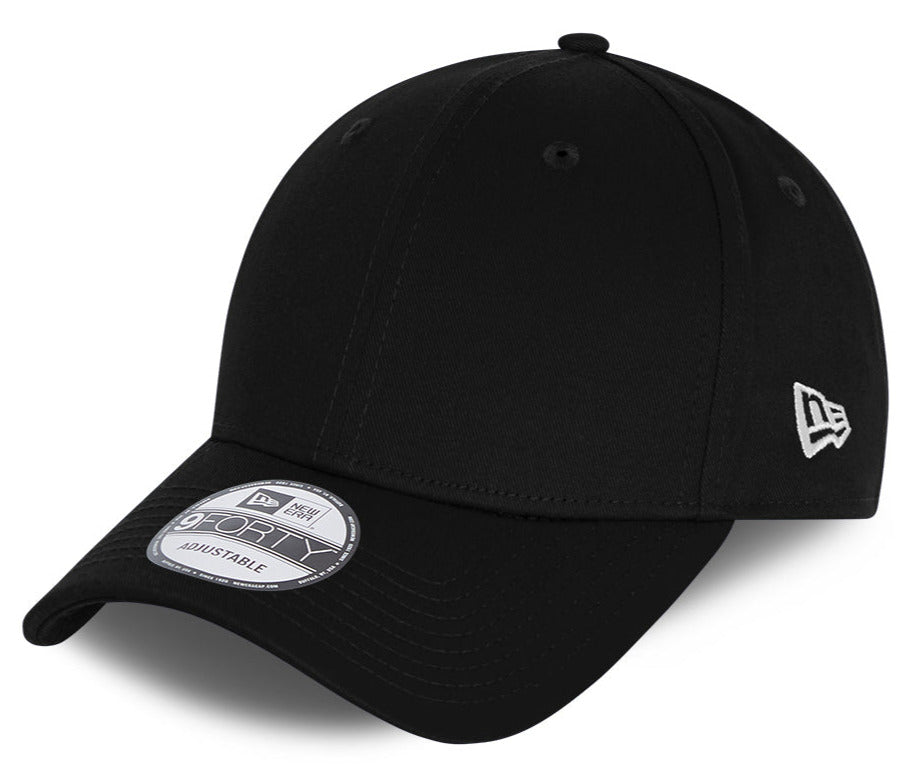 New Era 940 Basic Adjustable Black Baseball Cap - lovemycap