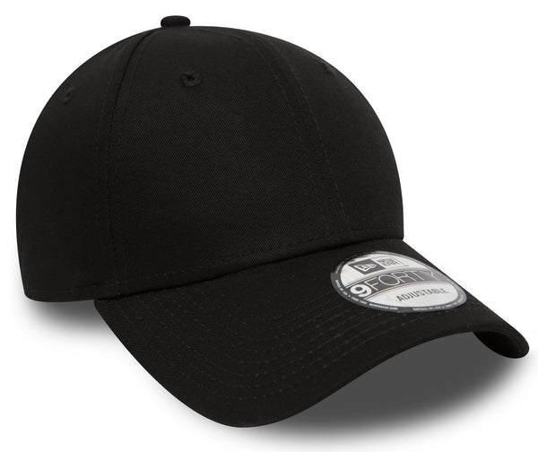 New Era 940 Basic Adjustable Black Baseball Cap - lovemycap