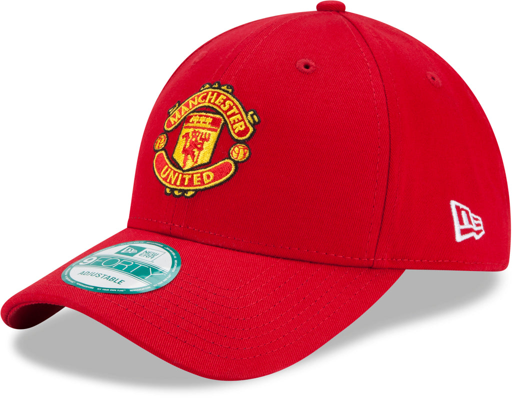 Manchester United FC New Era 9Forty Team Basic Red Cap - pumpheadgear, baseball caps