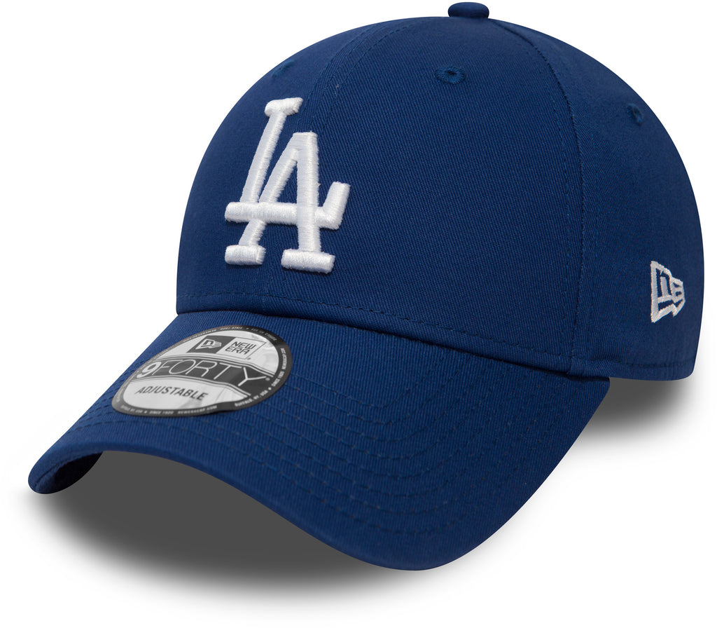 LA Dodgers New Era 940 League Essential Royal Blue Baseball Cap - pumpheadgear, baseball caps