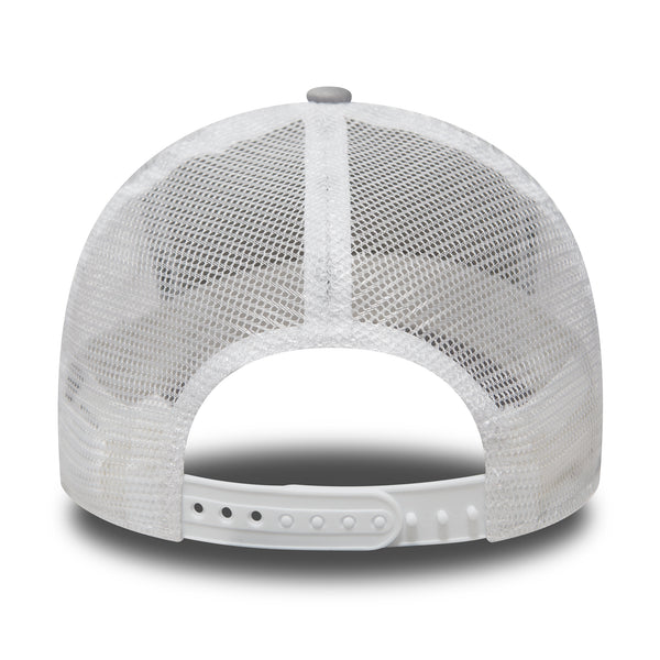 New York Yankees New Era Grey Clean A-Frame Trucker Cap - pumpheadgear, baseball caps