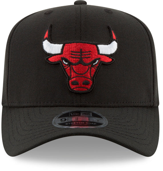 Chicago Bulls New Era 950 Black Stretch Snapback Cap - pumpheadgear, baseball caps