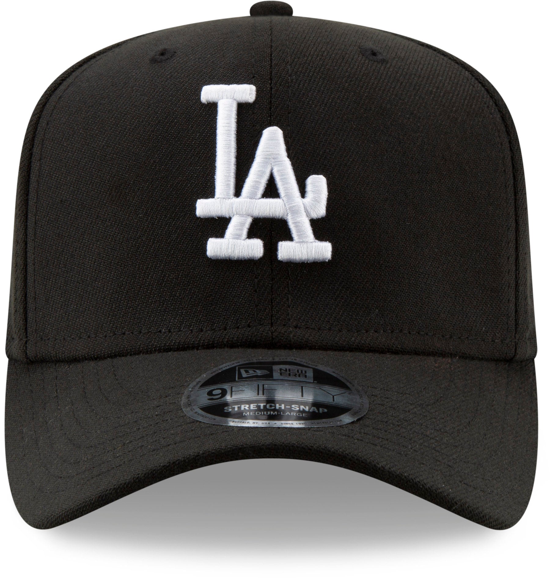 LA Dodgers New Era 950 Black Stretch Snapback Cap
