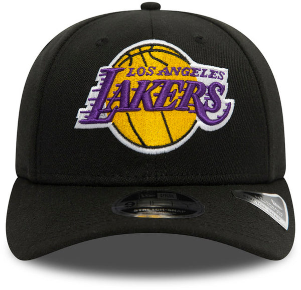 LA Lakers New Era 950 Black Stretch Snapback Cap - pumpheadgear, baseball caps