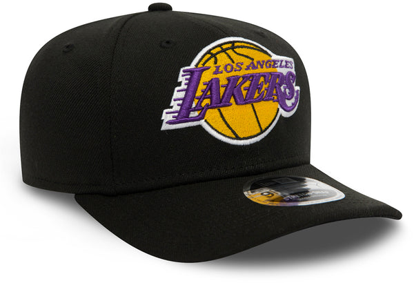 LA Lakers New Era 950 Black Stretch Snapback Cap - pumpheadgear, baseball caps